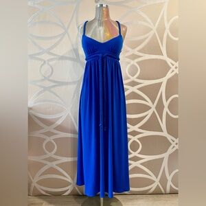 Elegant Blue Maxi Dress